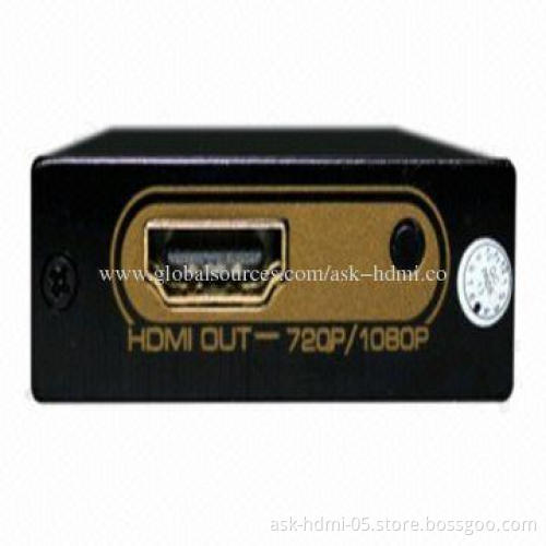 AV RCA to HDMI Converter, 5V DC/1A Power Supply, Adaptive PAL/NTSC Standard